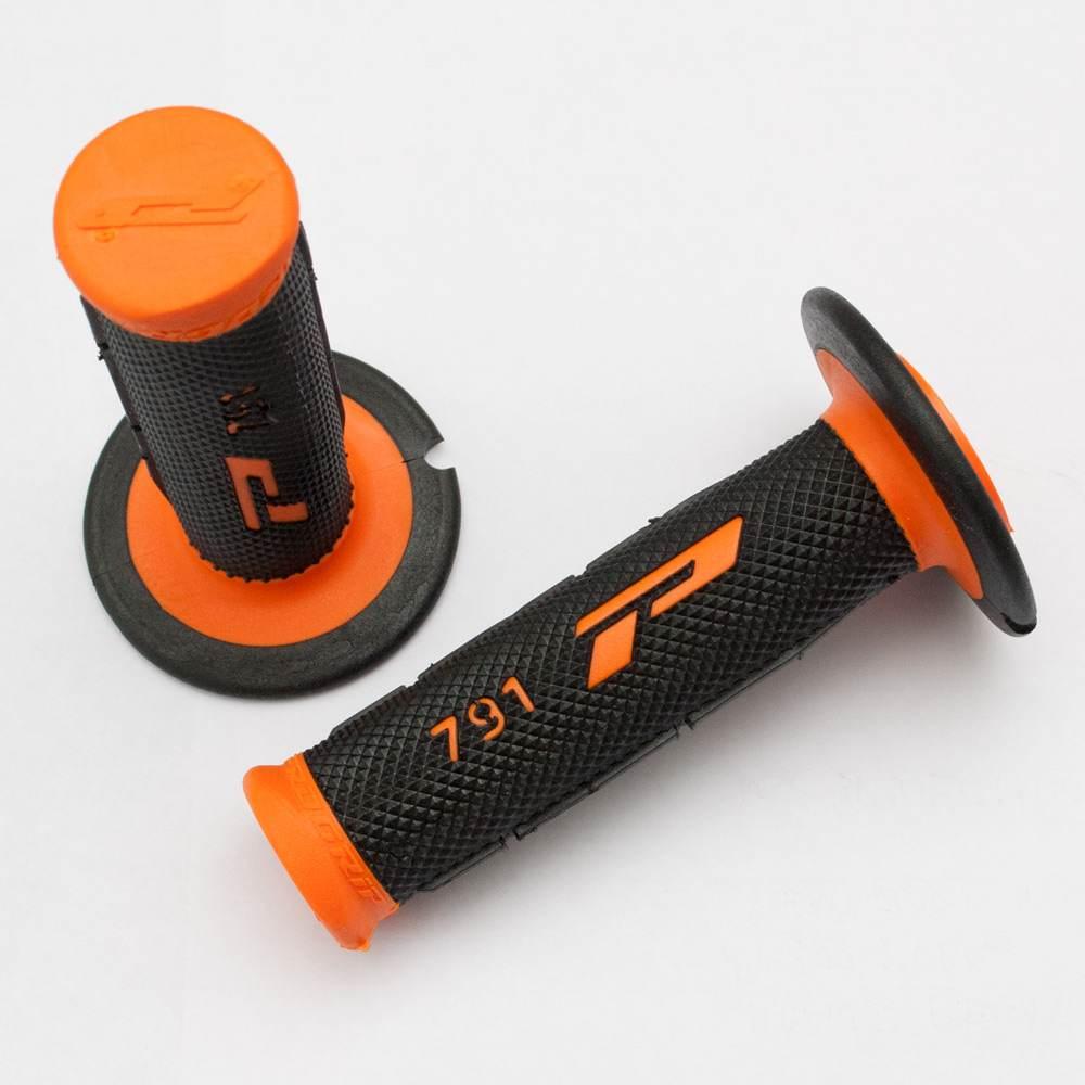 Progrip Manetki Pg791 Off Road 22+25Mm, Dł.115Mm Kolor Pomarańczowy/Czarny - zdjęcie 2
