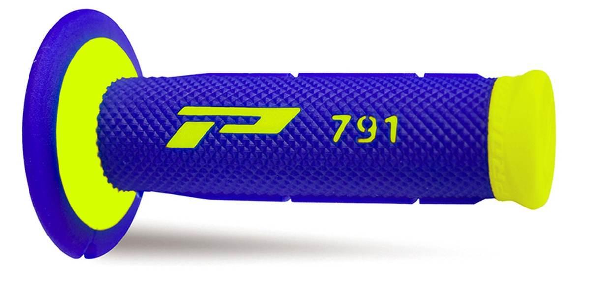 Progrip Manetki Pg791 Off Road 22+25Mm, Dł.115Mm Kolor Żółty Fluo Niebieski