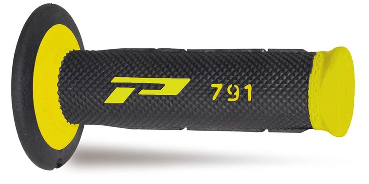 Progrip Manetki Pg791 Off Road 22+25Mm, Dł.115Mm Kolor Żółty/Czarny Dwuskła