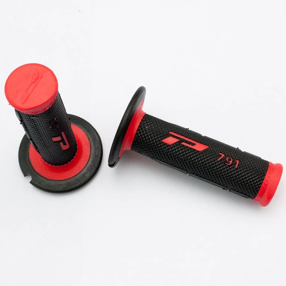 Progrip Manetki Pg791 Off Road 22+25Mm, Dł.115Mm Kolor Czerwony/Czarny Dwus - zdjęcie 2