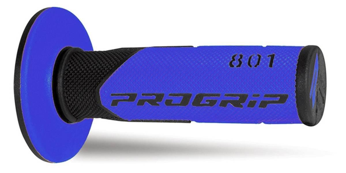 Progrip Manetki Pg801 Off Road 22+25Mm, Dł.115Mm Kolor Czarny/Niebieski Dwu