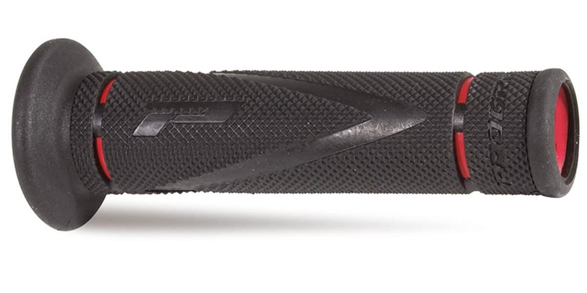 Progrip Manetki Pg838 Road 22+25Mm, Dł.122Mm Kolor Czarny/Czerwony Dwuskład