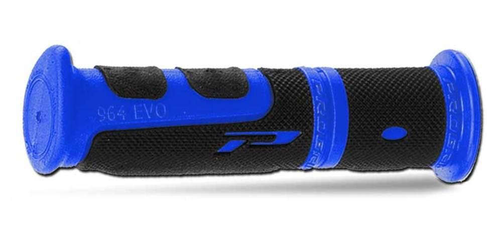 Progrip Manetki Pg964 Atv Jet Ski Mtb 22+22Mm, Dł. 120 Mm Kolor Niebieski/C - zdjęcie 2