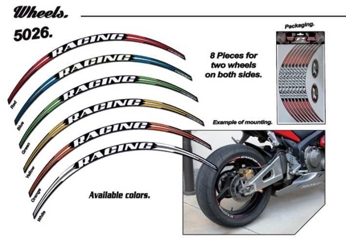 Progrip Taśma Ozdobna Na Felgi Racing Kolor Niebieski