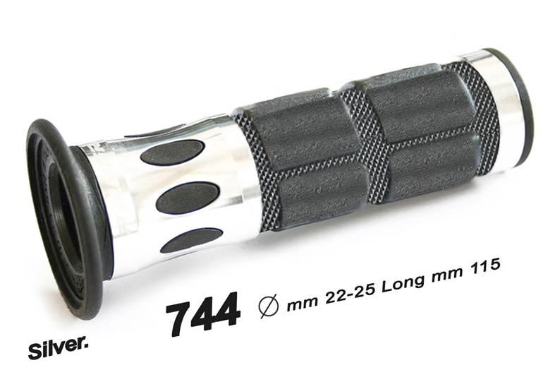 Progrip Manetki Pg744 Scooter Alu 22+25Mm, Dł.115Mm Kolor Srebrny Jednoskła - zdjęcie 2