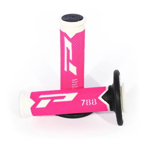 Progrip Manetki Pg788 Off Road 22+25Mm, Dł.115Mm Kolor Biały/Różowy Fluo/ C - zdjęcie 2