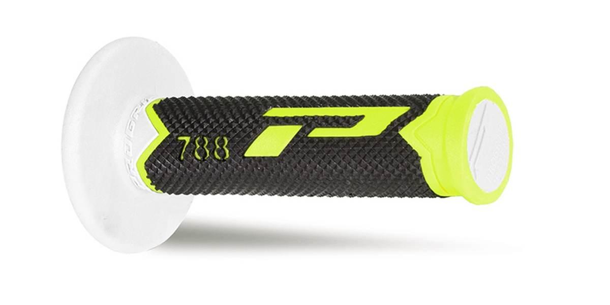 Progrip Manetki Pg788 Off Road 22+25Mm, Dł.115Mm Kolor Żółty Fluo/Czarny/Bi