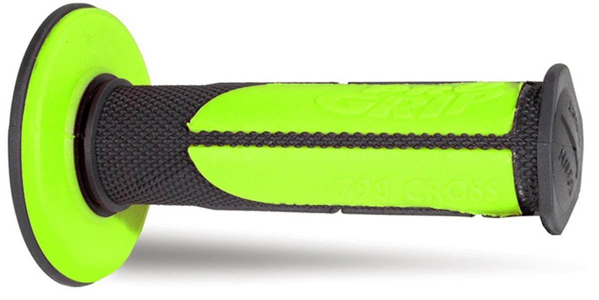 Progrip Manetki Pg798 Off Road 22+25Mm, Dł.115Mm Kolor Czarny Zielony Dwusk