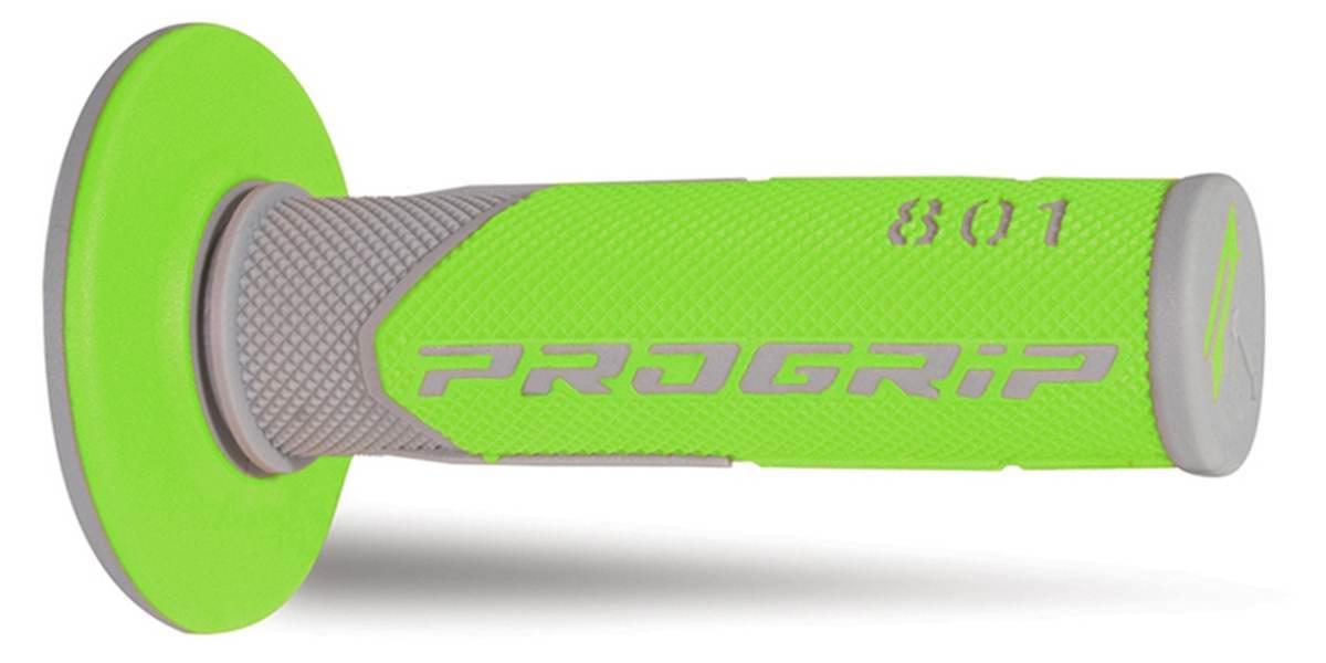 Progrip Manetki Pg801 Off Road 22+25Mm, Dł.115Mm Kolor Szary/Zielony Dwuskł
