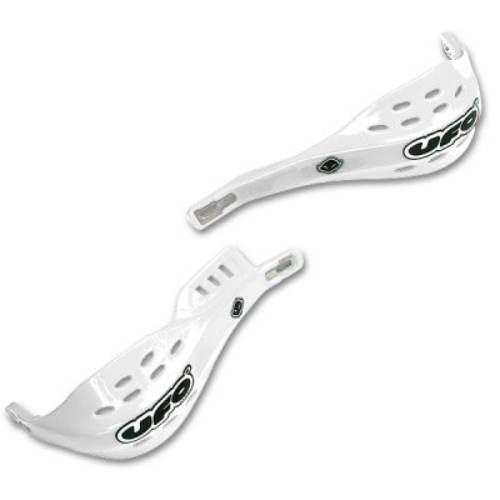 Ufo Osłony Rąk Handbary Alu Jumpy Kolor Biały Z Mocowaniami 22Mm -