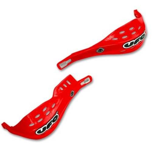 Ufo Osłony Rąk Handbary Alu Jumpy Kolor Czerwony Z Mocowaniami 22Mm