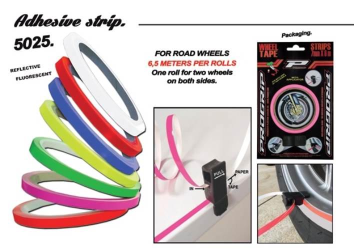 Progrip Taśma Ozdobna Na Felgi Z Aplikatorem Kolor Biały 6,2 M Pg5025Wh 502
