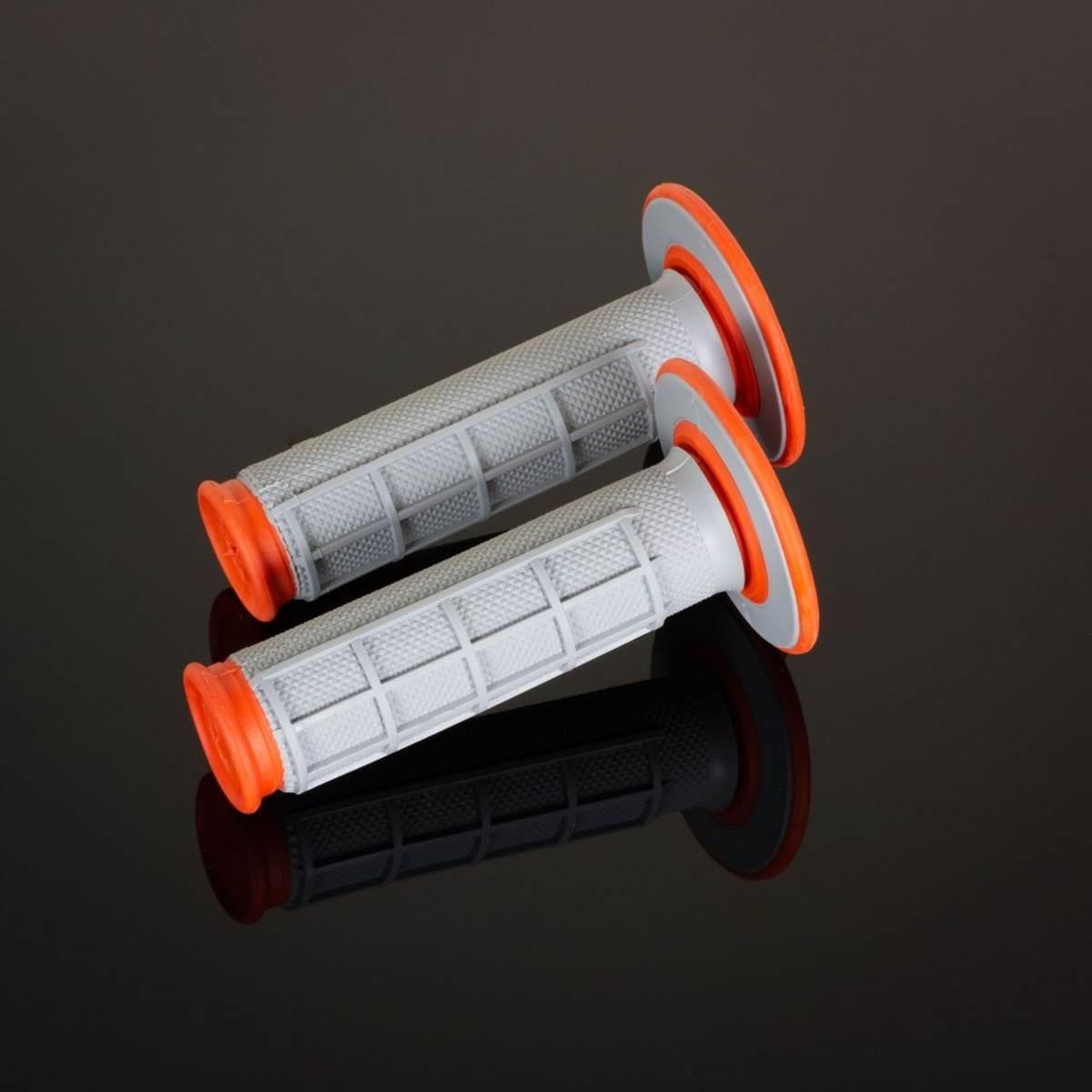 Renthal Manetki Mx Dual Compound 1/2 Waffle, Dwuskładnikowe, Kolor Szary/Po