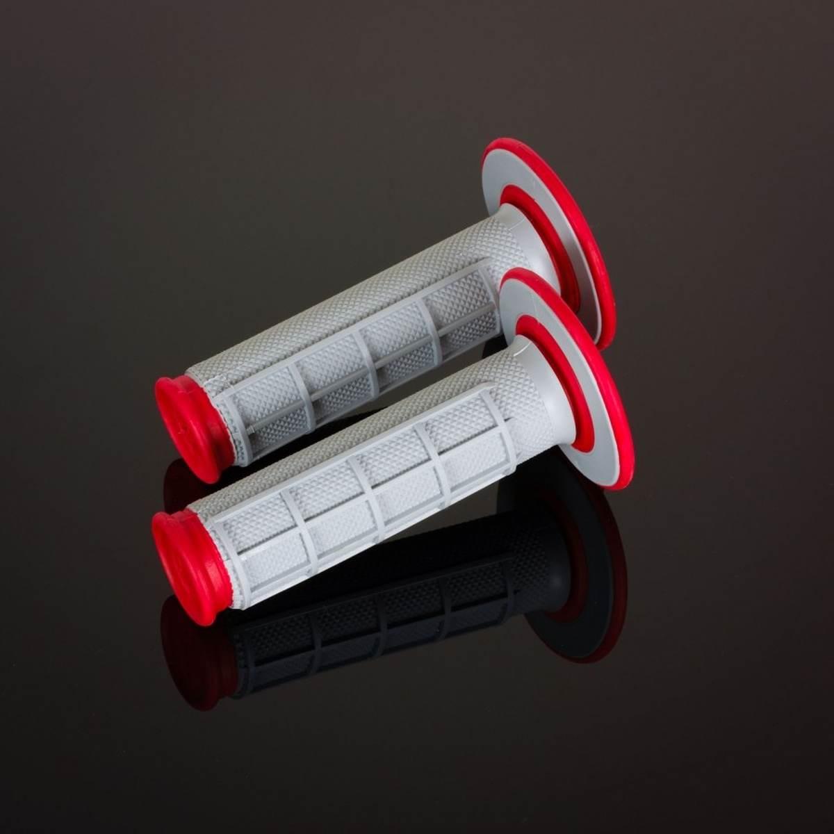 Renthal Manetki Mx Dual Compound 1/2 Waffle, Dwuskładnikowe, Kolor Szary/Cz