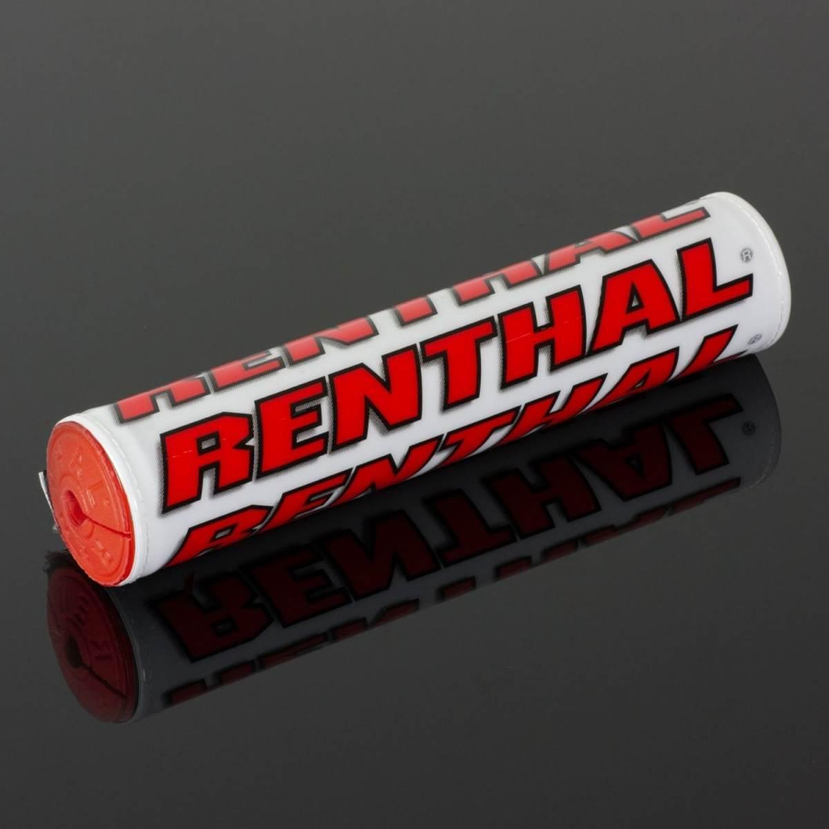 Renthal Gąbka Na Kierownicę Sx Pad 240Mm Kolor Biały/Czerwony Z Logo Rentha