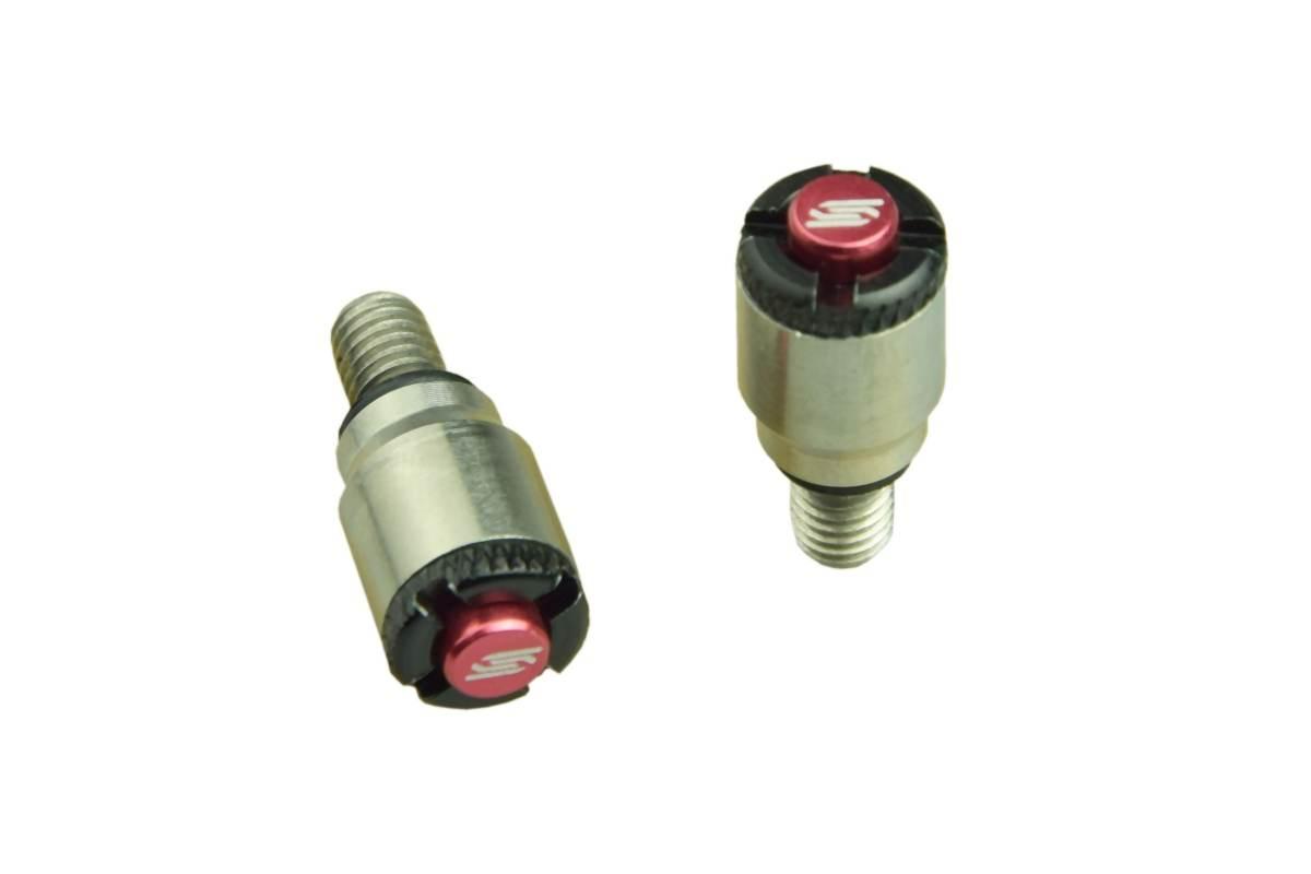 Scar Racing Odpowietrzniki Amortyzatorów Showa, Kayaba Kolor Czerwony - 5X0