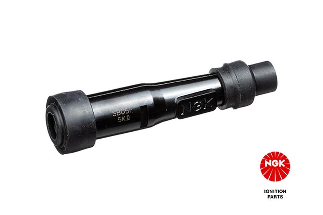 Ngk Fajka Na Świece Ebonitowa Prosta Kolor Czarny Nr 8080 - zdjęcie 2