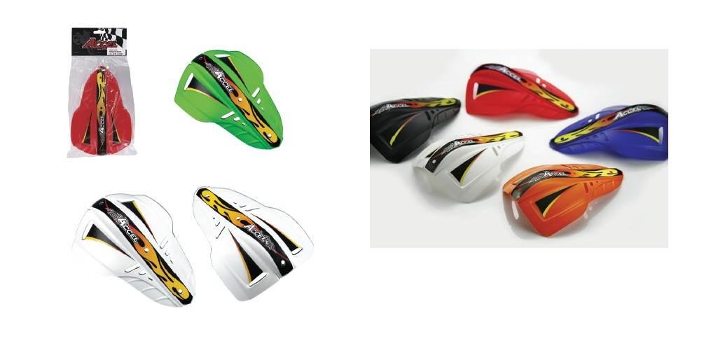Accel Zamienne Listki Do Osłon Rąk Handbar Enduro Kolor Czarny Do Hgs 01,02