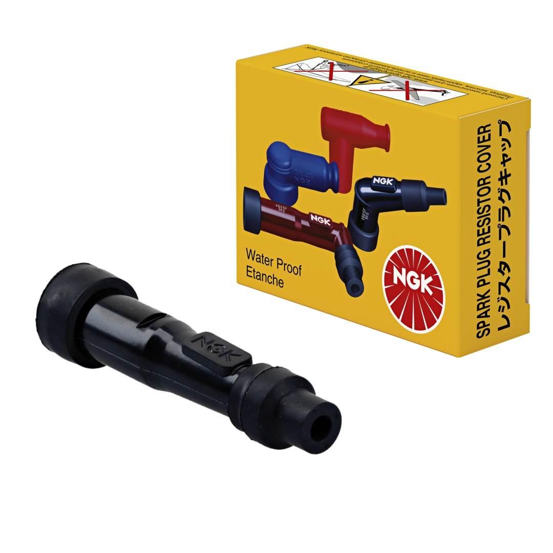 Ngk Fajka Na Świece Ebonitowa Nr 8022 Prosta 0 Kolor Czarny, Silikonowa