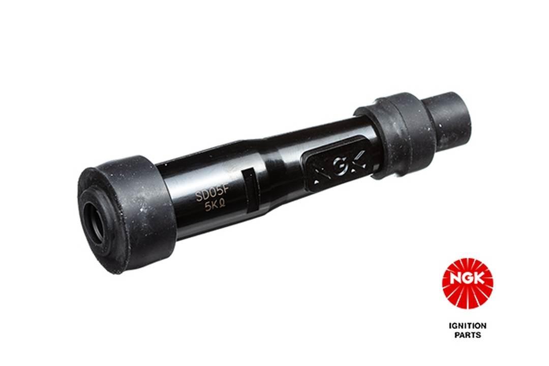 Ngk Fajka Na Świece Ebonitowa Nr 8022 Prosta 0 Kolor Czarny, Silikonowa - zdjęcie 2