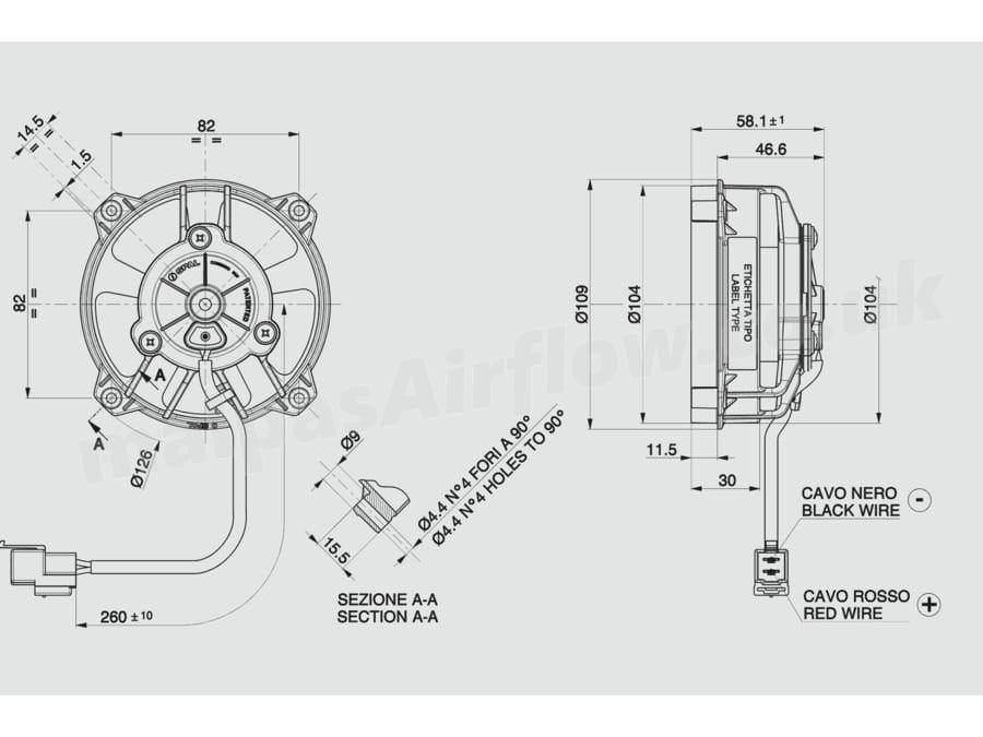 Spal Wentylator Chłodnicy Z Okablowaniem Ktm Exc-F Xcf-W Freeride Xc-W Xc-W - zdjęcie 2