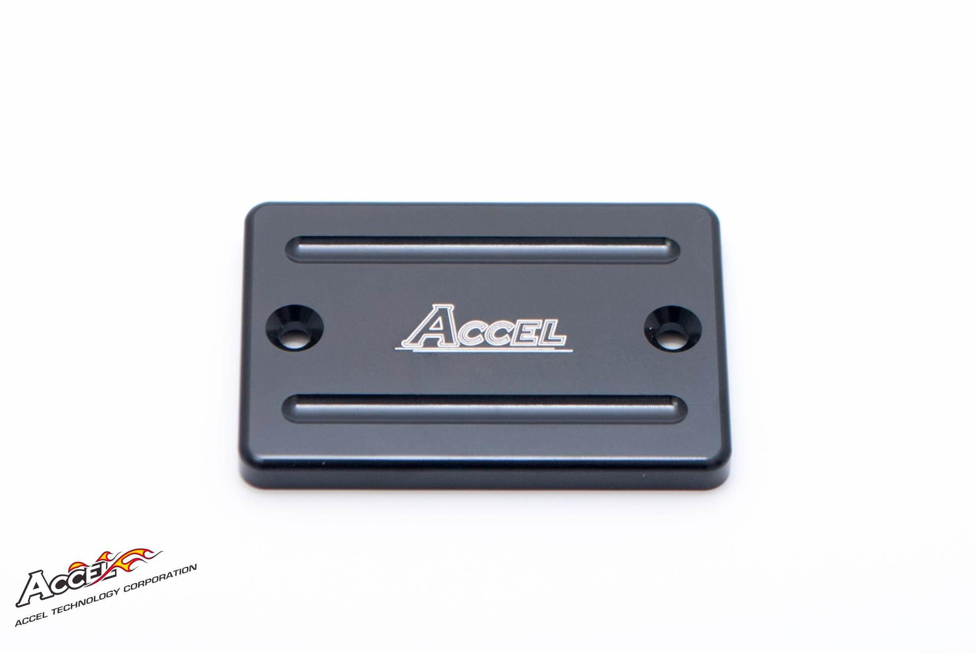 Accel Pokrywa Pompy Hamulcowej Przód Kawasaki Street Kolor Czarny -