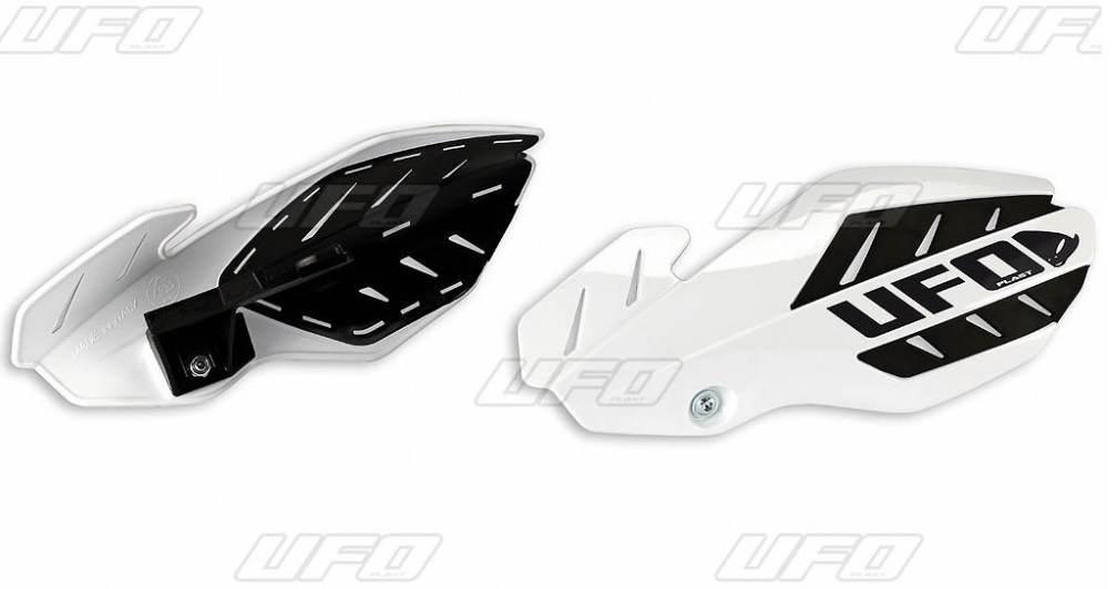 Ufo Osłony Rąk Handbary Flame Suzuki Rmz 250/450 '12-'17 Kolor Biały/Czarny