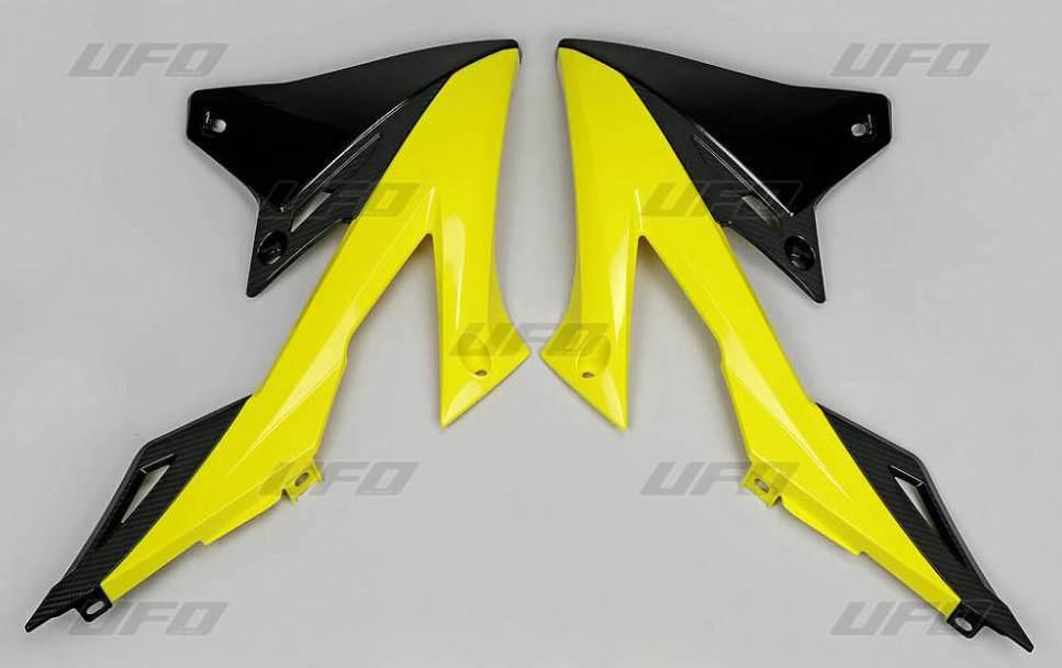Ufo Osłony Chłodnicy Suzuki Rmz 250 '19-'23, Rmz 450 '18-'23 Kolor Oem Żółt
