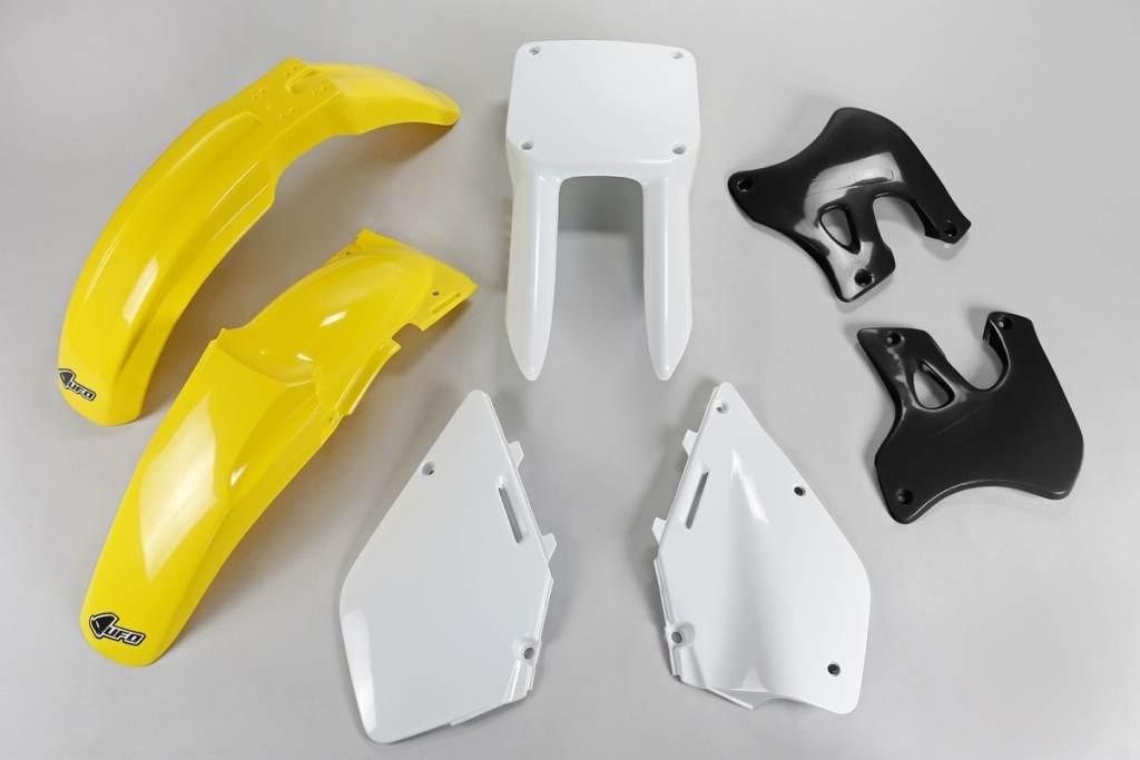Ufo Komplet Plastików Suzuki Rm 125 '96-'98 Kolor Oem Zółty/Biały/Czarny Su
