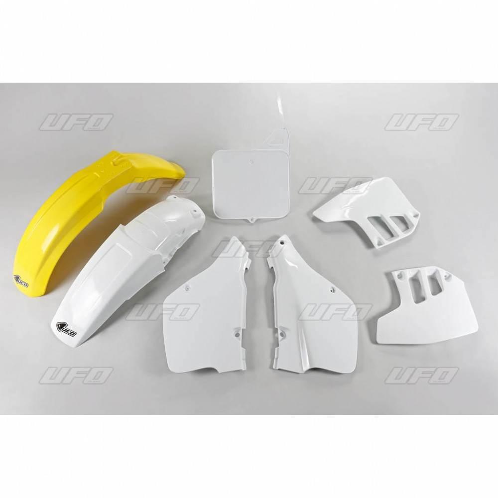 Ufo Komplet Plastików Suzuki Rm 250 '92 Kolor Oem Biały/Żółty Su396E999