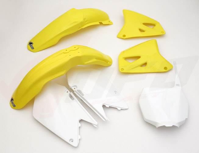 Ufo Komplet Plastików Suzuki Rm 125 '01-'22, Rm 250 '01-'22 Kolor Oem Biały