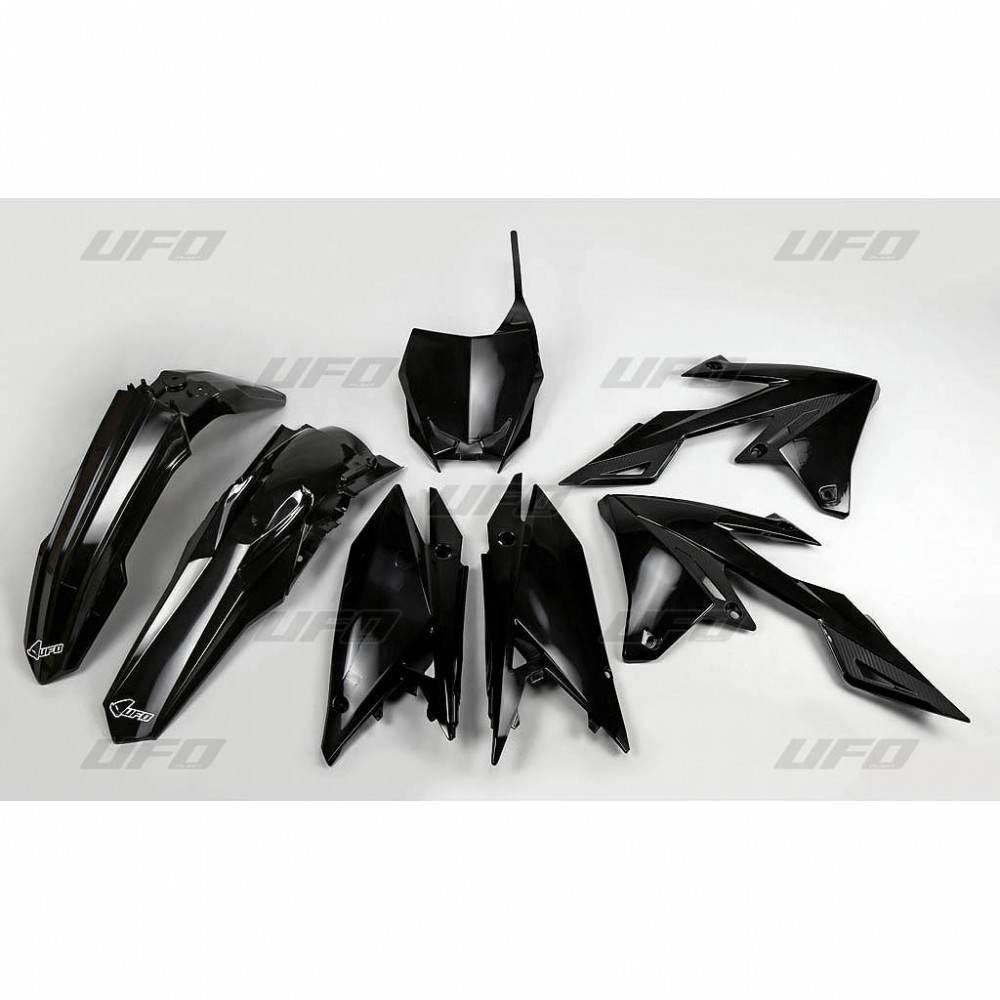 Ufo Komplet Plastików Suzuki Rmz 250 '19-'25, Rmz 450 '18-'25 Kolor Czarny