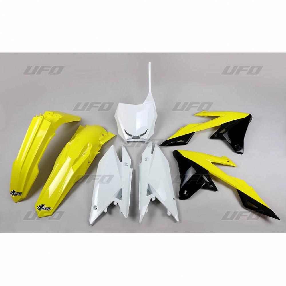 Ufo Komplet Plastików Suzuki Rmz 250 '19-'25, Rmz 450 '18-'25 Kolor Oem Żół