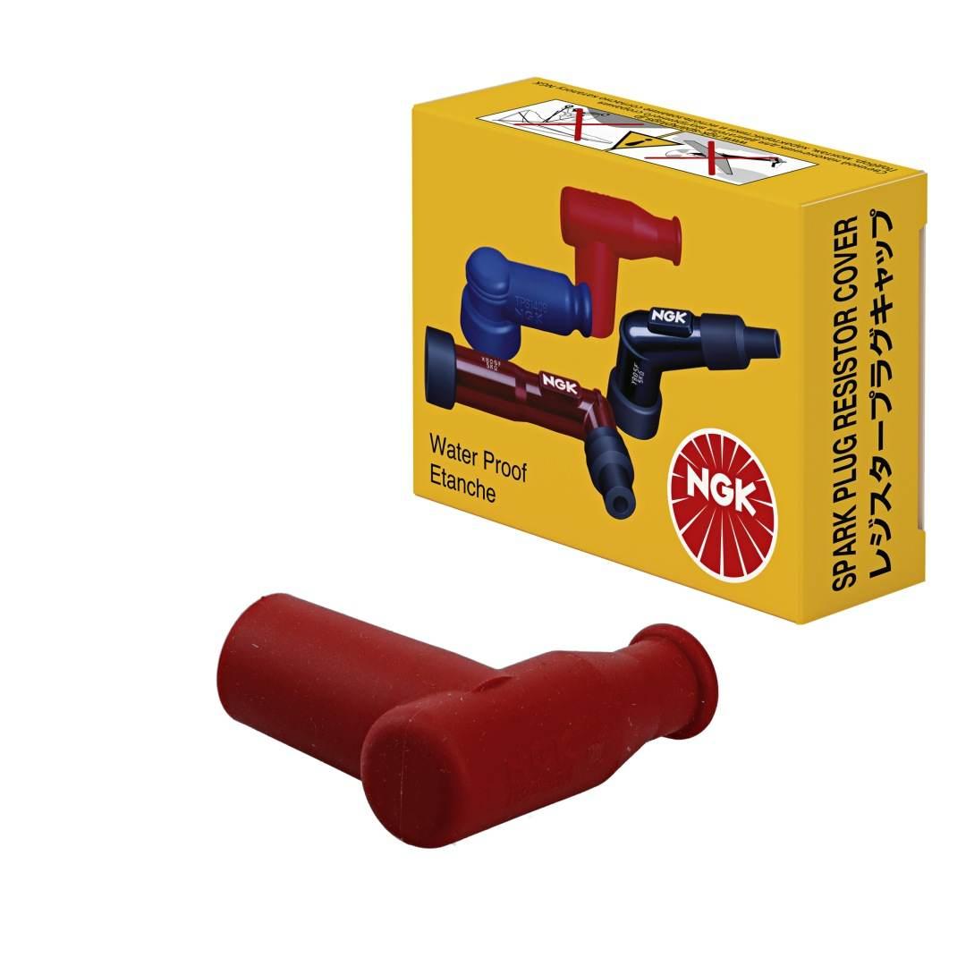 Ngk Fajka Na Świece Gumowa Kątowa 90 Z Nakrętką Kolor Czerwony 8955 Tb05Em-