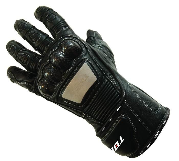 Torx Rękawice Skórzane Letnie Vale Kolor Czarny Rozmiar M
