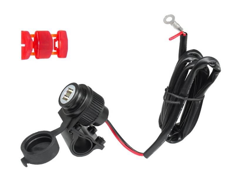 Psychic Gniazdo Zapalniczki Z Dwoma Gniazdami Usb Wodoszczelne El - zdjęcie 2