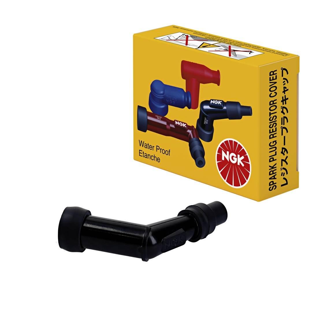 Ngk Fajka Na Świece Ebonitowa Kątowa 120 Kolor Czarny Nr 8032