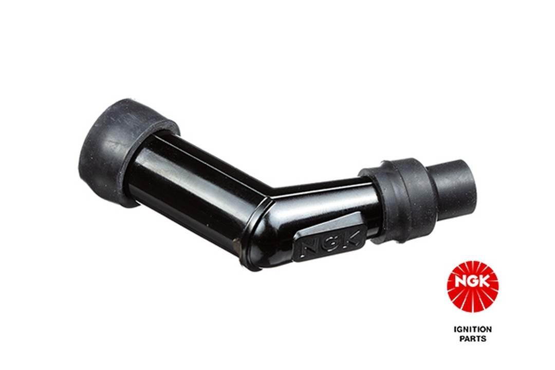 Ngk Fajka Na Świece Ebonitowa Kątowa 120 Kolor Czarny Nr 8032 - zdjęcie 2