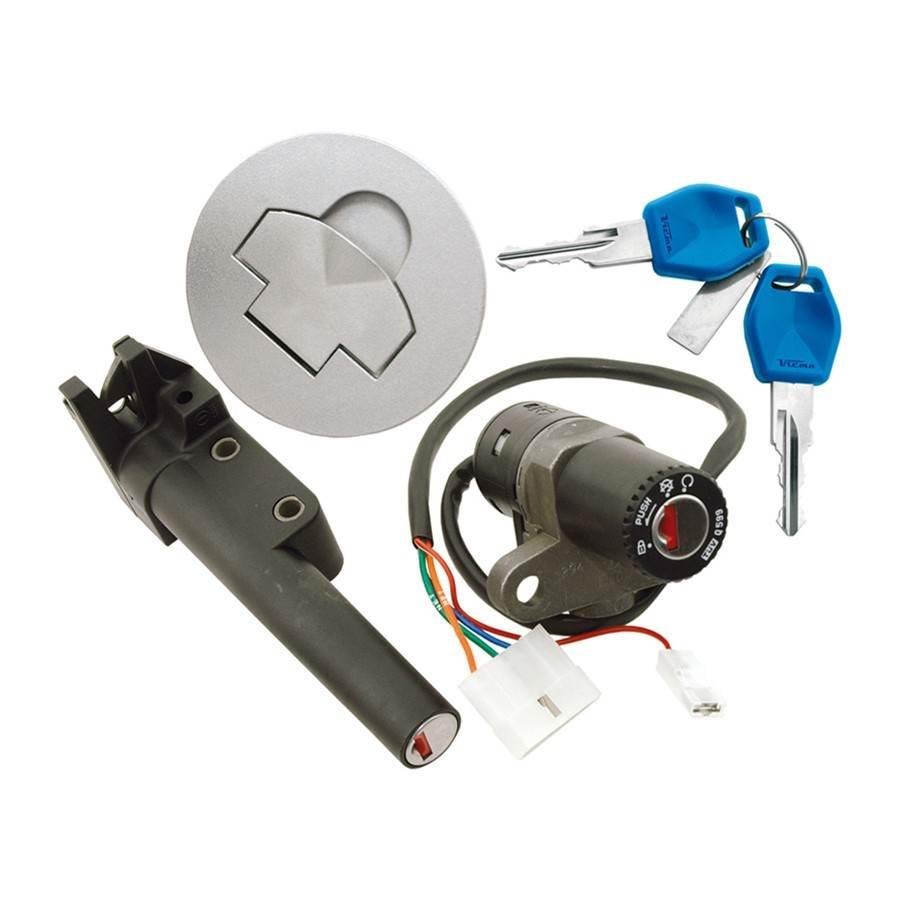 Tecnium Vicma Stacyjka + Korek Aprilia 125/650 + Komplet Zamków 10871 - zdjęcie 2