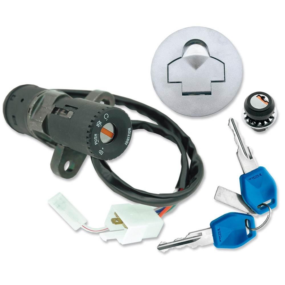 Tecnium Vicma Stacyjka + Komplet Zamków + Korek Zbiornika Aprilia Rs 50 99- - zdjęcie 2
