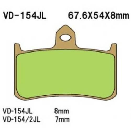 Vesrah Klocki Hamulcowe Kh187 Spiek Metaliczny Złote Made In Japan