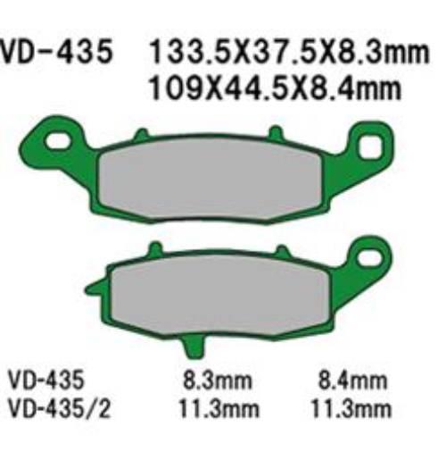 Vesrah Klocki Hamulcowe Kh231 Kh259 Made In Japan