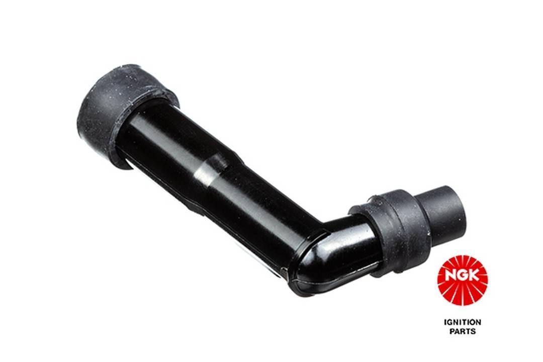 Ngk Fajka Na Świece Ebonitowa Kątowa 102 Kolor Czarny Nr 8062 Kawasaki Gpz - zdjęcie 2