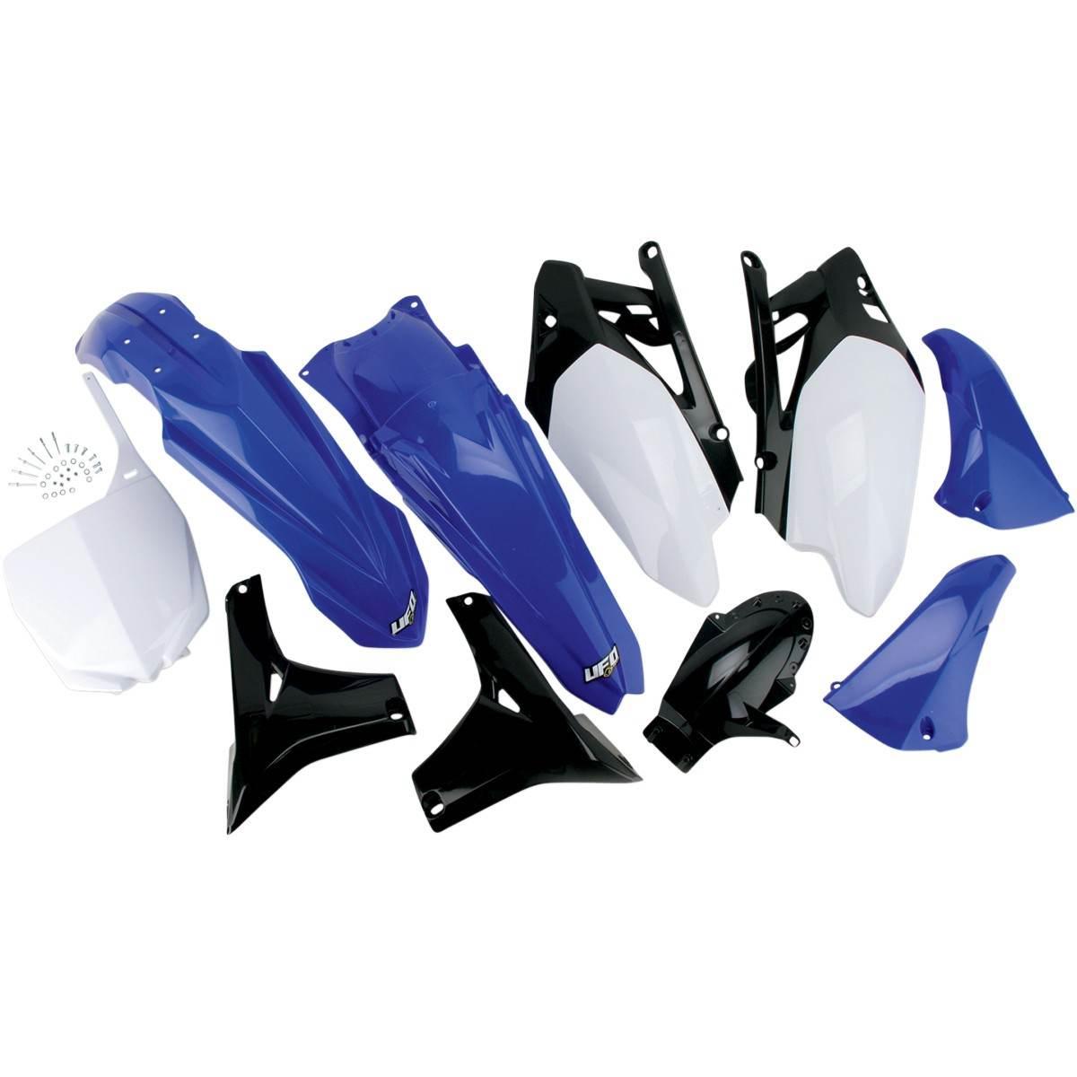 Ufo Komplet Plastików Yamaha Yzf 450 '10 Kolor Oem Biały/Niebieski/Czarny Y