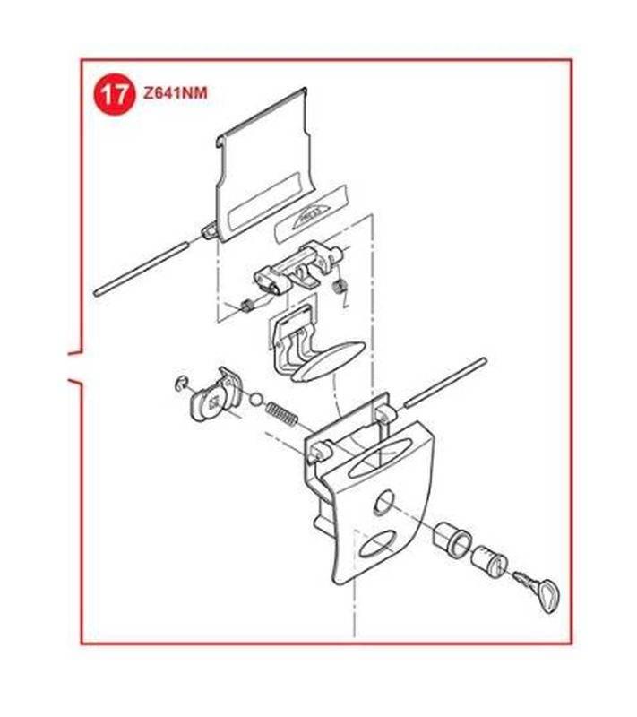 Kappa Element Zamykania Kufra K35Nt