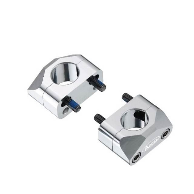 Accel Mocowanie/Podwyżki Kierownicy 28,6Mm Wys. 20Mm Kolor Srebrny Bm-15Sv2