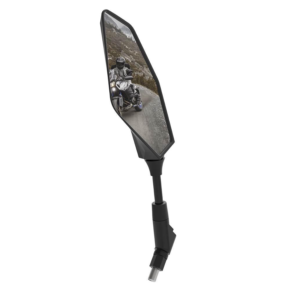 Oxford Lusterko Uniwersalne Kite Lewe M10X1,25 Prawy Gwint Kolor Czarny