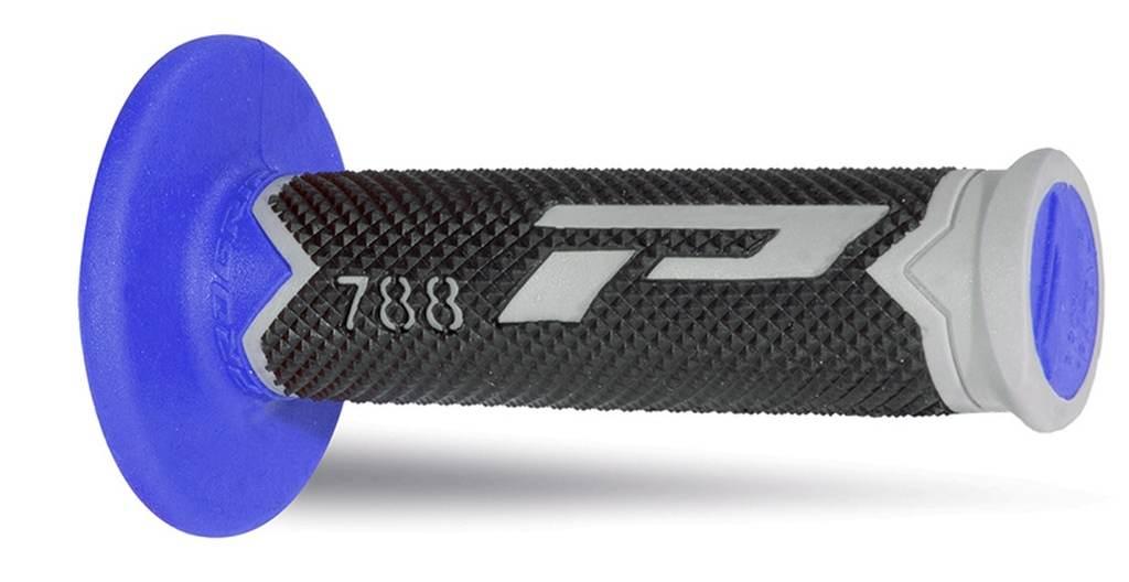 Progrip Manetki Pg788 Off Road 22+25Mm, Dł.115Mm Kolor Szary/Czarny/Niebies