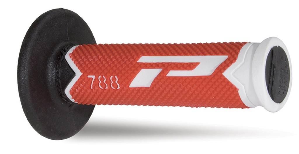 Progrip Manetki Pg788 Off Road 22+25Mm, Dł.115Mm Kolor Biały/Czerwony/Czarn