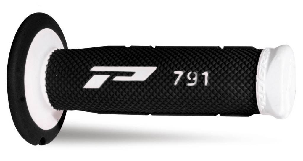 Progrip Manetki Pg791 Off Road 22+25Mm, Dł.115Mm Kolor Biały/Czarny Dwuskła
